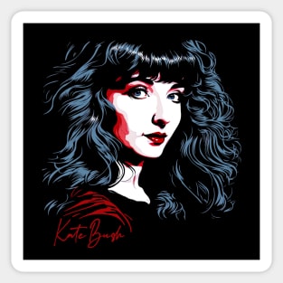 Kate Bush - 80s Retro Design Sticker